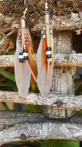 Feather (Gray) Earrings