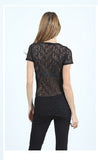 Vocal Motorcycle Rebel Rock Shirt With Lace Back