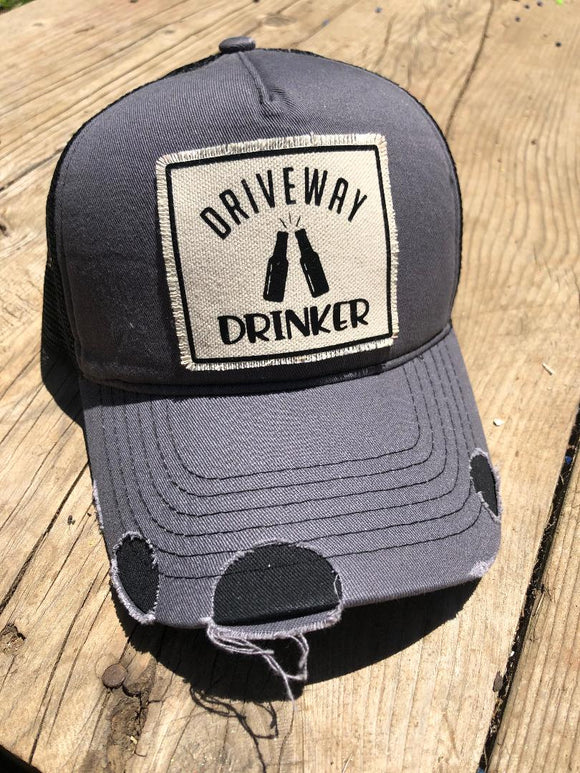 Driveway Drinker Trucker Hat