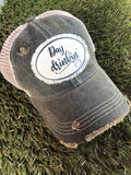 "Day Drinkin' " Distressed Trucker Cap