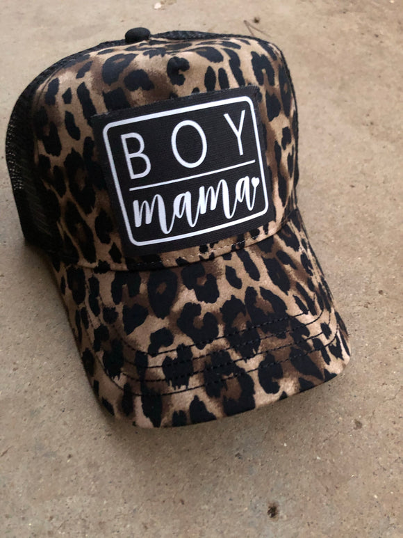Boy Mama animal print