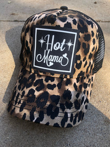 Hot mama trucker hat