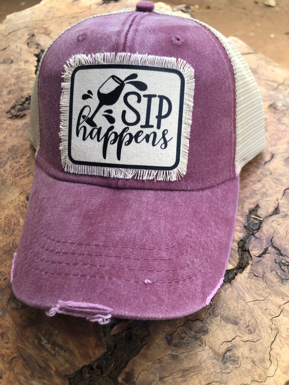Sip happens hat