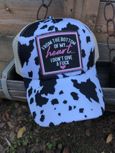 From the bottom of my heart hat
