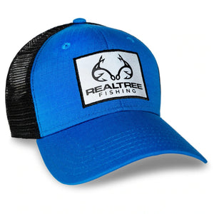 Realtree Fishing Blue Mesh Hat – Black Crown Boutique