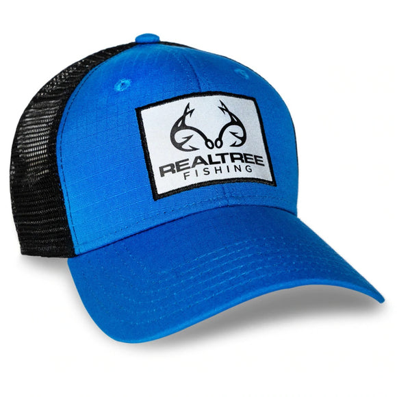 Realtree Fishing Blue Mesh Hat