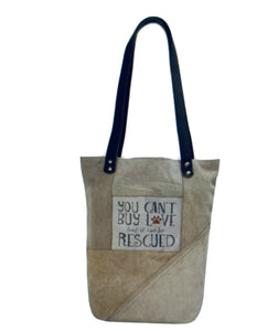 Vintage Addiction You Can't Buy Love.. Military Tote